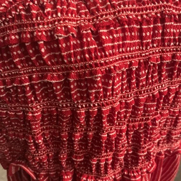 Red + White Jumpsuit - Picture 4 of 4